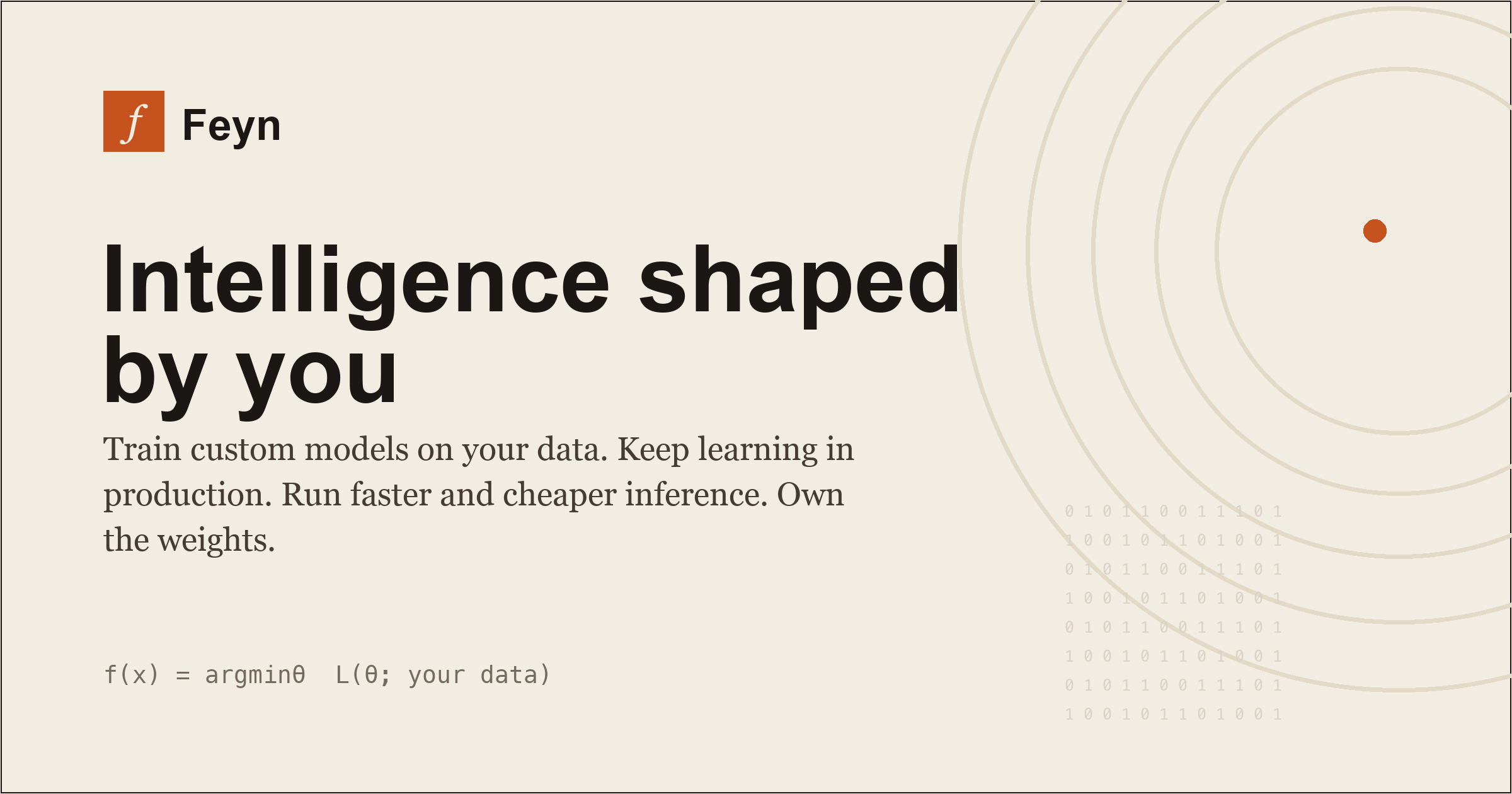 Feyn interface