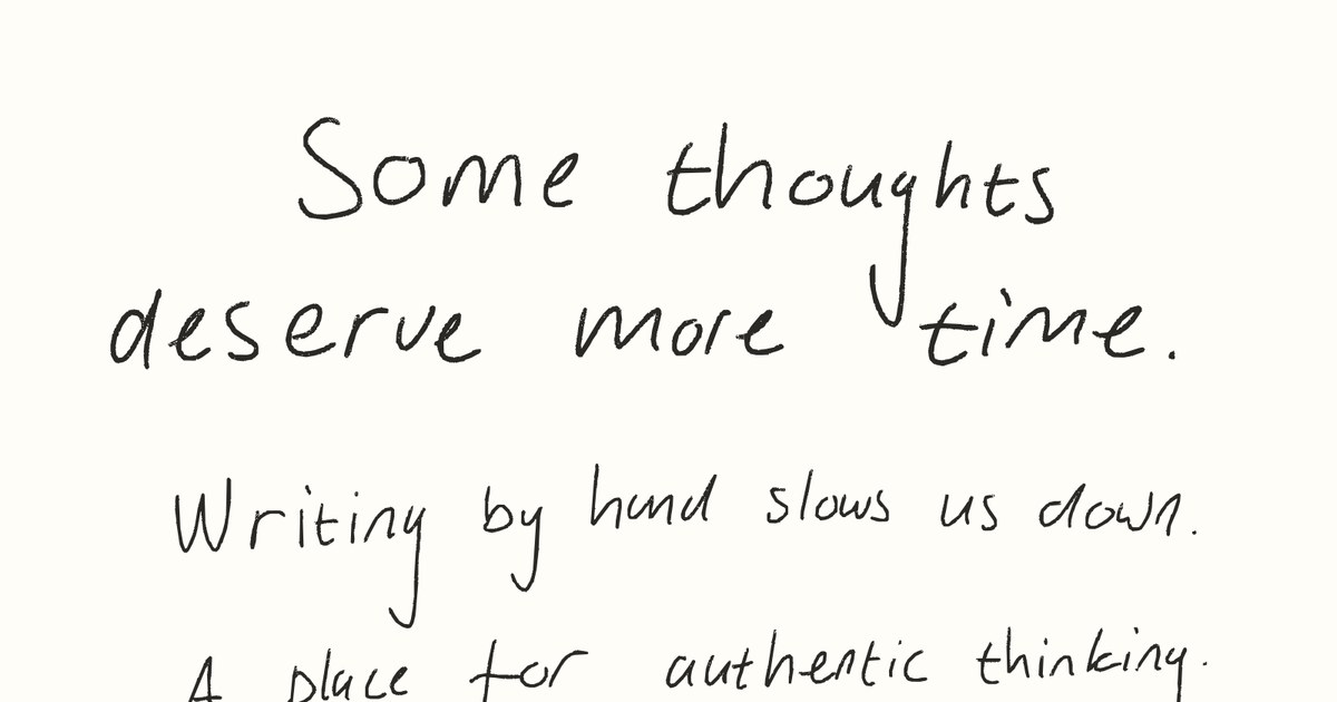 handwritten.blog interface