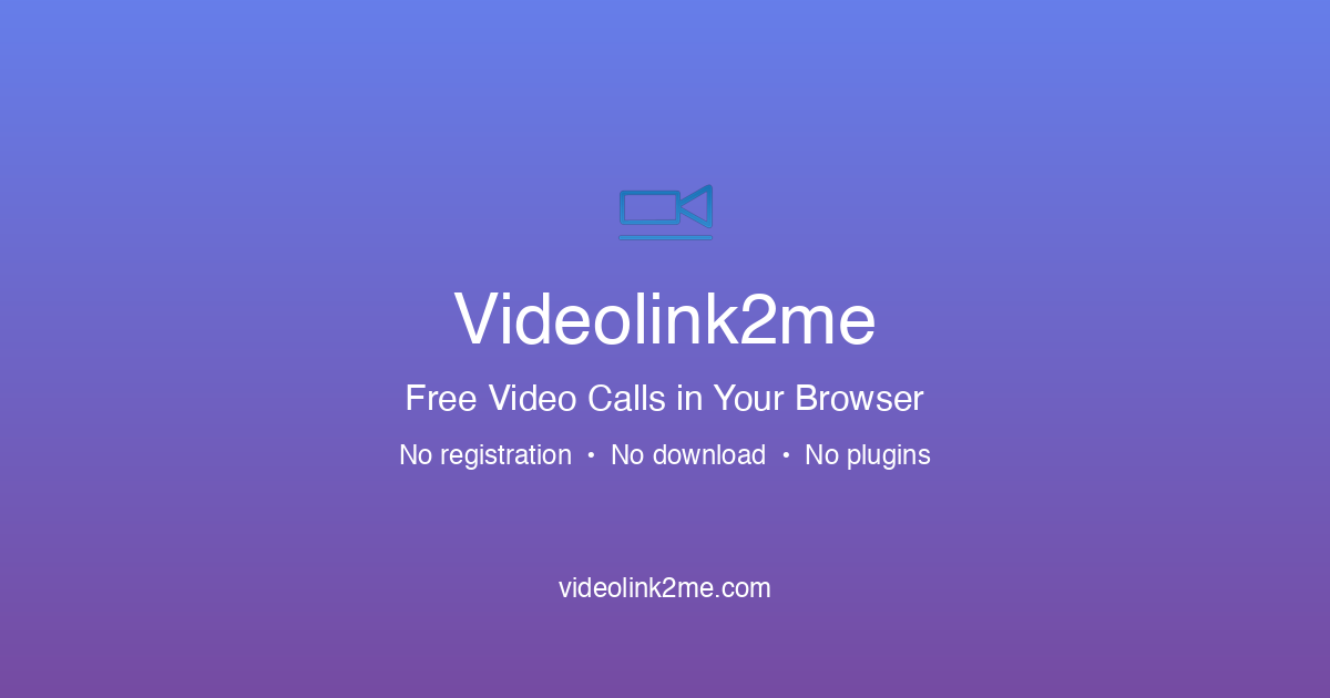 Videolink2me interface